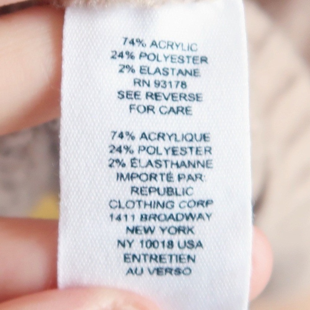 For the Republic Womens Longline Cardigan S Beige Button Oversized Sweater Layer - Picture 5 of 8